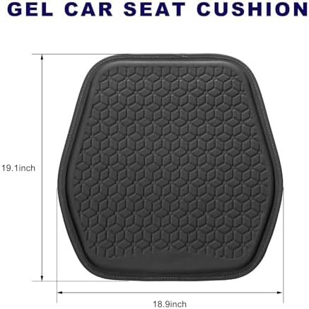 Black gel front seat bottom pad — photo 2