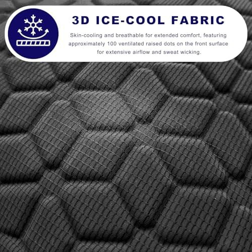 Black gel front seat bottom pad — photo 4