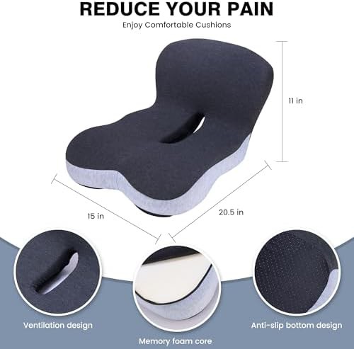 Memory foam car cushion for sciatica — photo 3