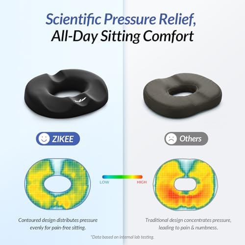 Donut pillow with pressure relief hole — photo 5