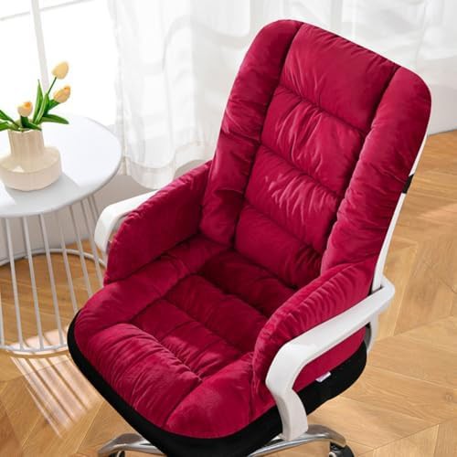 Non slip computer chair cushion with arms