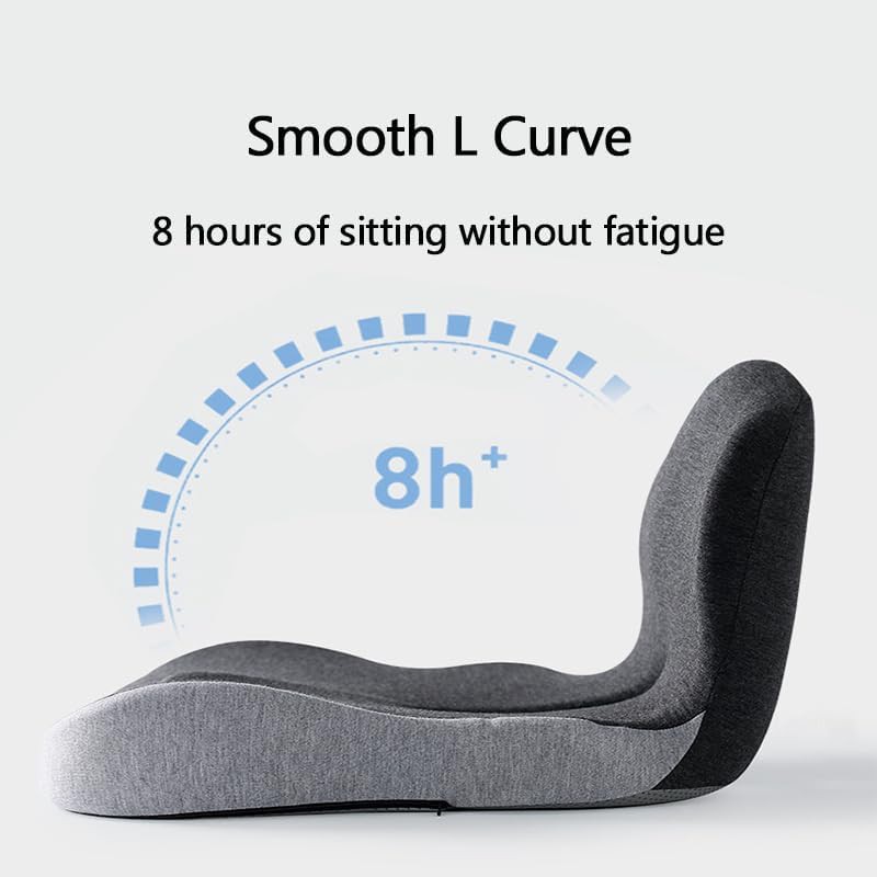Orthopedic memory foam cushion black and gray — photo 4
