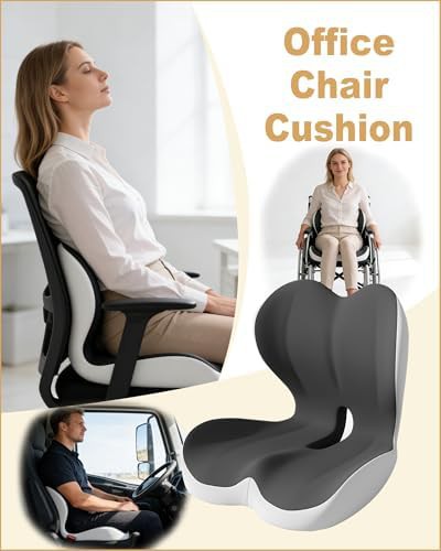 Office chair seat and lumbar support set — photo 3