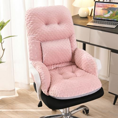 High back rocking chair pad with armrests
