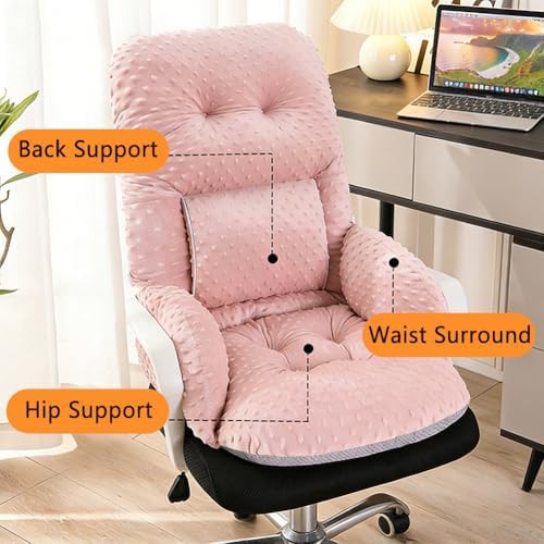 High back rocking chair pad with armrests — photo 3