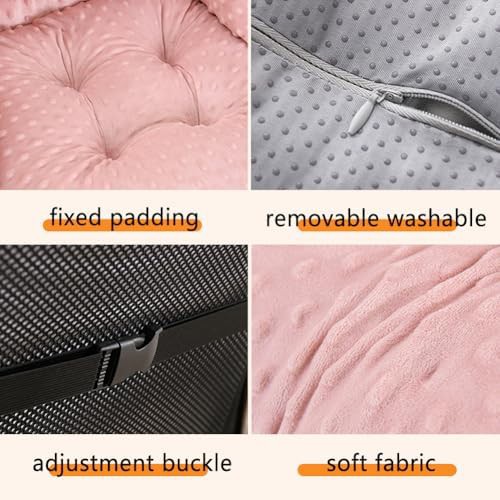High back rocking chair pad with armrests — photo 4