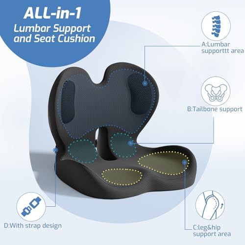 Memory foam cushion for office and car — photo 3