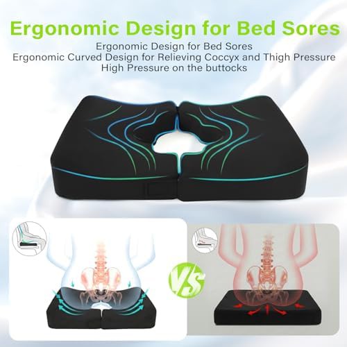 Gel wheelchair cushion with portable handle — photo 3