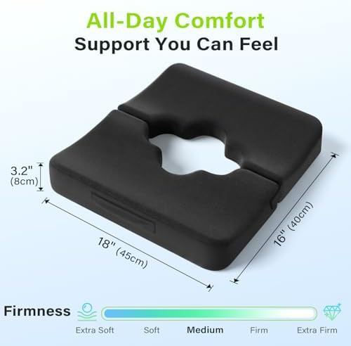 Gel wheelchair cushion with portable handle — photo 5