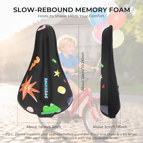 Memory foam cover for kids bikes — photo 4