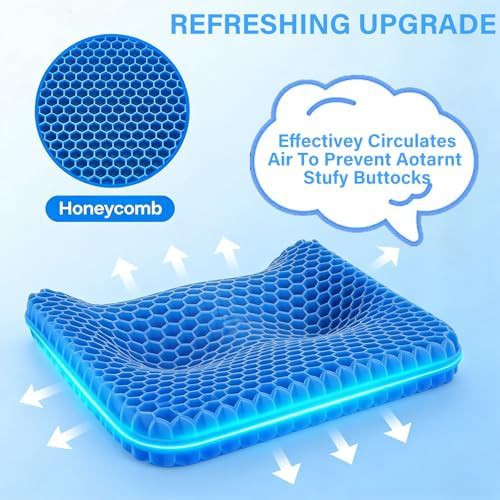Extra thick breathable honeycomb gel pad — photo 4