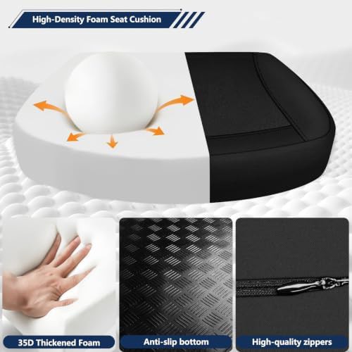 Black high density foam sciatica cushion — photo 5