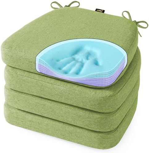 Apple green gel memory foam dining pad
