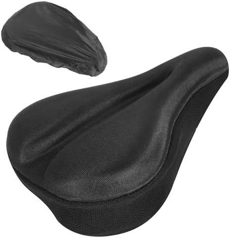Universal gel padded bicycle seat cover