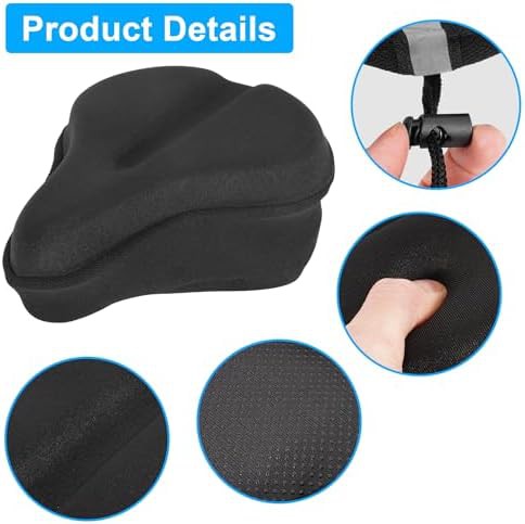 Extra thick memory foam bike pad — photo 5