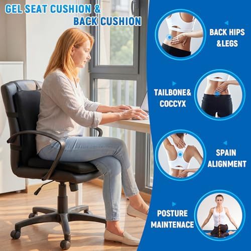 Gel seat and back cushion set — photo 5