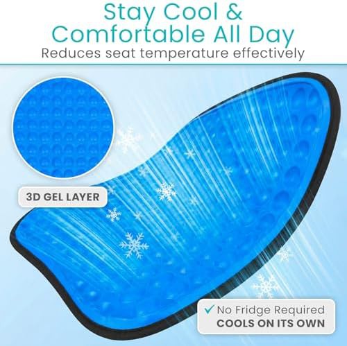 Cooling gel cushion for coccyx pain — photo 3