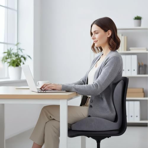 Ergonomic memory foam coccyx chair cushion — photo 2
