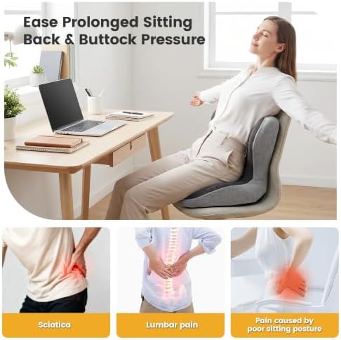 Orthopedic gel and memory foam coccyx cushion — photo 4