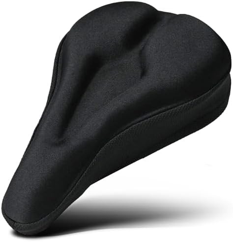 Padded memory foam bike seat cover