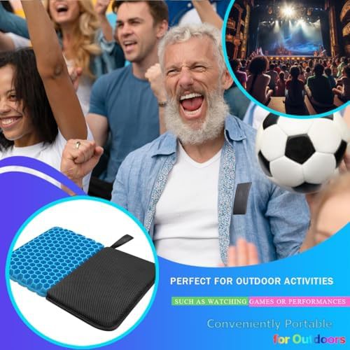 Foldable honeycomb gel travel cushion — photo 3