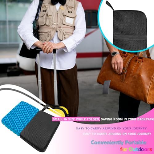Foldable honeycomb gel travel cushion — photo 4