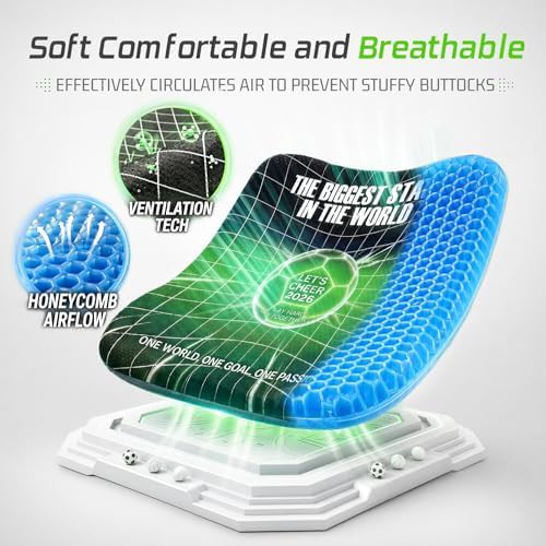 Double thick gel stadium seat cushion — photo 4