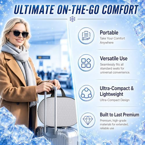 Foldable travel gel cushion for airplanes — photo 3