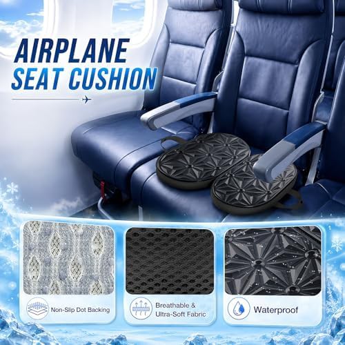 Foldable travel gel cushion for airplanes — photo 5