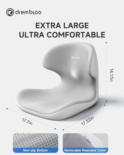 Ergonomic memory foam office seat pad — photo 5
