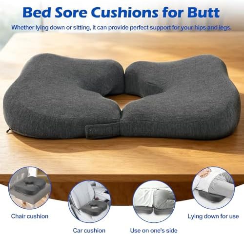 Foldable memory foam wheelchair seat pad — photo 3