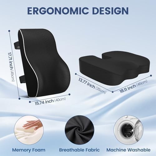 Memory foam cushion for office and car — photo 2