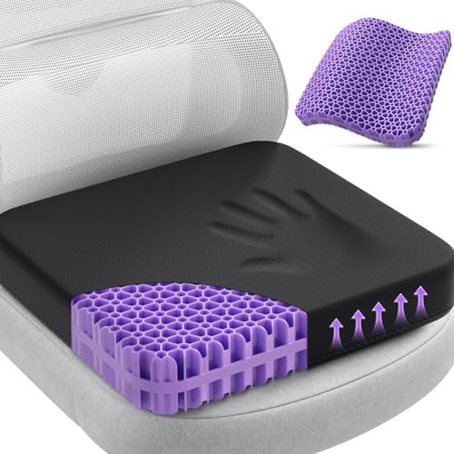 Thick honeycomb gel cushion for chairs