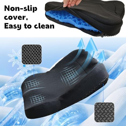 Thick honeycomb gel stadium seat cushion — photo 4