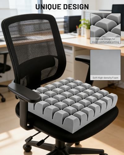 Gray waffle foam pad for wheelchairs — photo 5