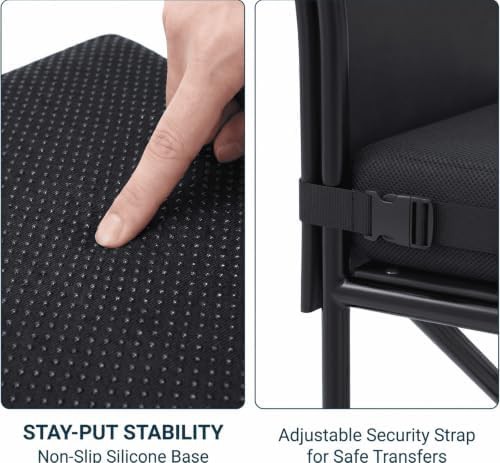 Large bariatric memory foam wheelchair cushion — photo 5