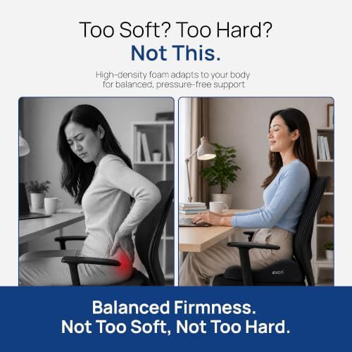 Memory foam coccyx support seat cushion — photo 4