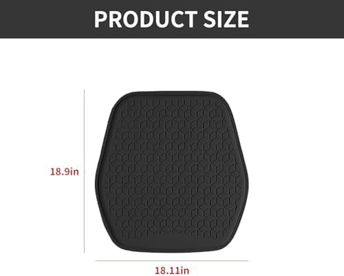 Thin black gel cushion for driving — photo 2