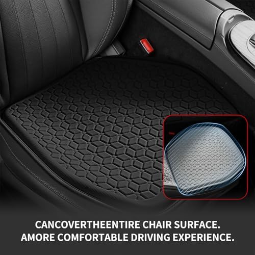 Thin black gel cushion for driving — photo 3