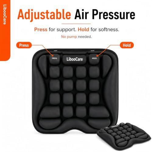 Inflatable air cell office chair cushion — photo 5
