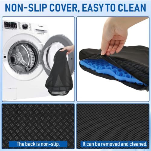 Thick honeycomb gel cushion with non slip cover — photo 4