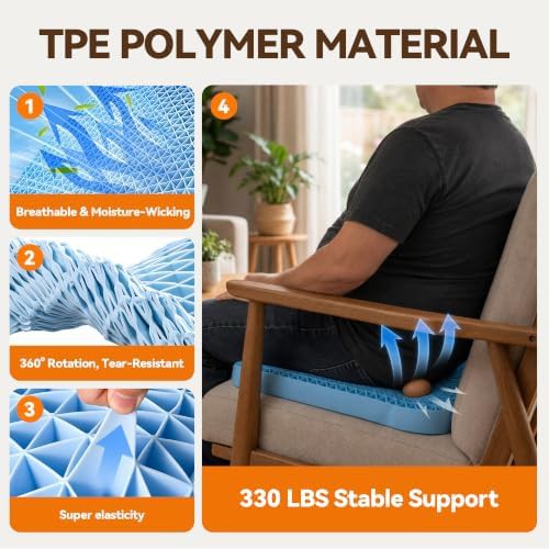 Double layer thick TPE gel cushion — photo 3