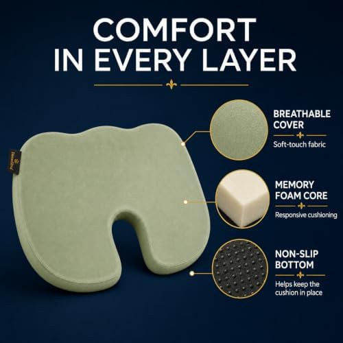 Orthopedic memory foam and gel cushion — photo 3