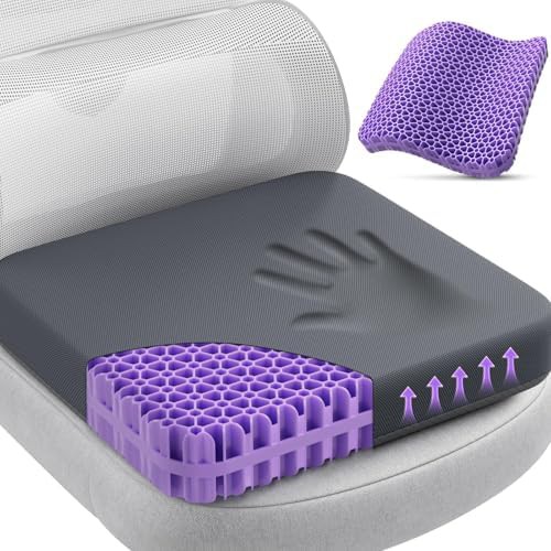 Breathable thick gel cushion for long sitting