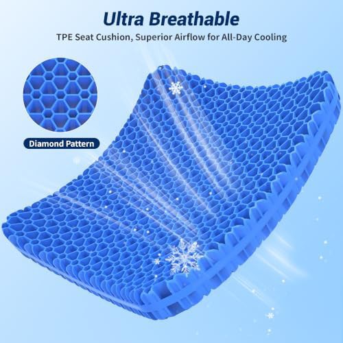 Large gel cooling chair cushion — photo 3
