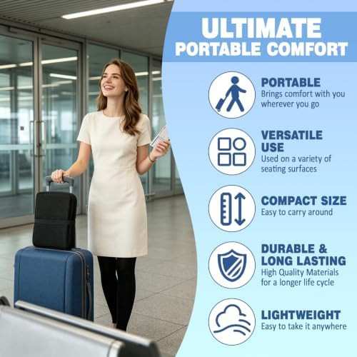 Foldable honeycomb gel cushion for travel — photo 3