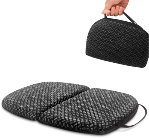 Foldable honeycomb gel stadium seat pad