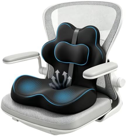 Black memory foam set with adjustable strap
