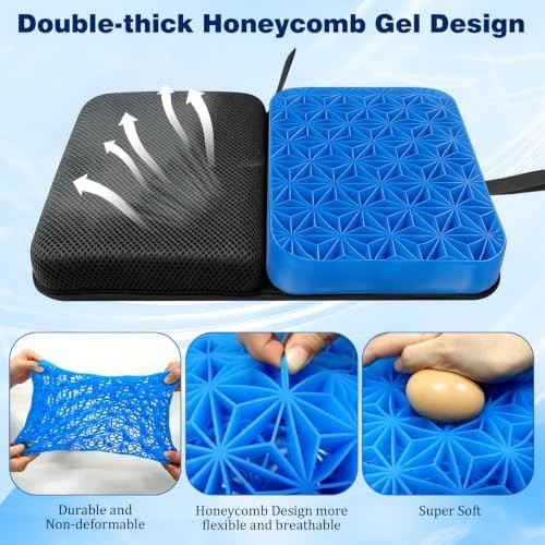 Foldable honeycomb gel travel cushion — photo 5