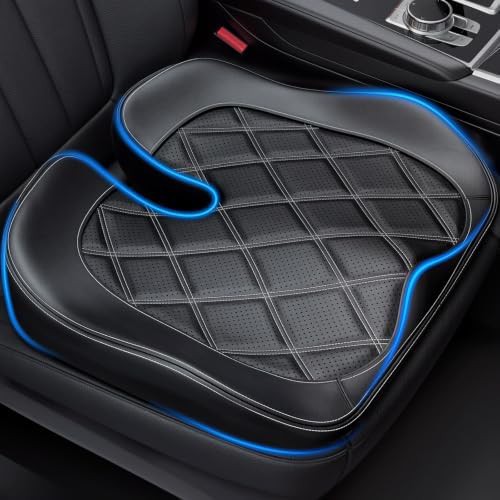 Car seat cushion for better visibility